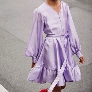 NWT STINE GOYA Farrow Midi Dress in Lilac